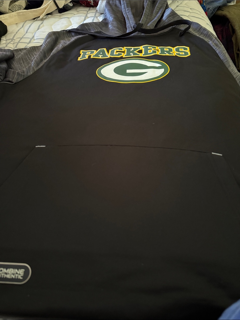 NFL Green Bay Packers Black Combine Authentic Logo Patch